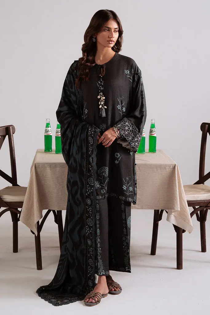 SHADOW TEAL -3PC MARINA EMBROIDERED SUIT